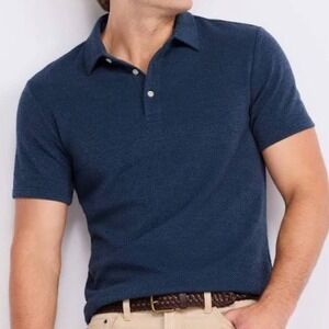 Hawker Rye SoftLuxe Alec Short Sleeve Polo Shirt Navy L New With Tag Stitch Fix‎